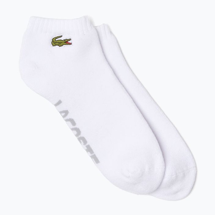Lacoste RA4184 λευκές/ασημί κάλτσες chine
