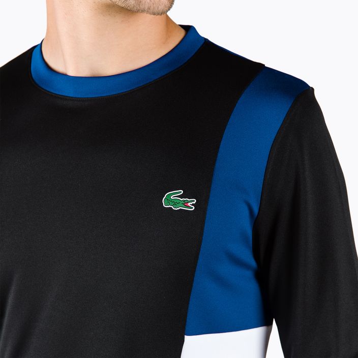 Lacoste ανδρικό πουκάμισο τένις μαύρο TH0831 4