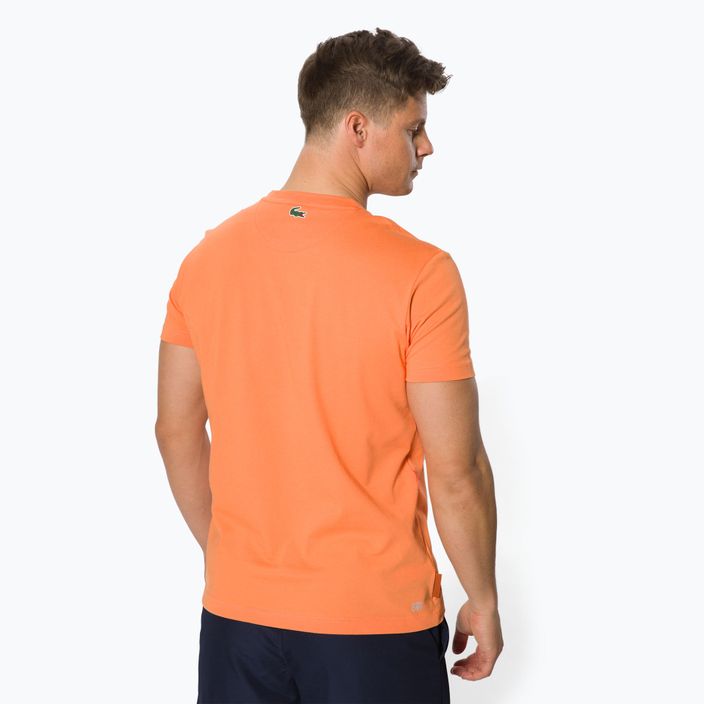 Lacoste Turtle Neck ανδρικό πουκάμισο τένις πορτοκαλί TH0964 3