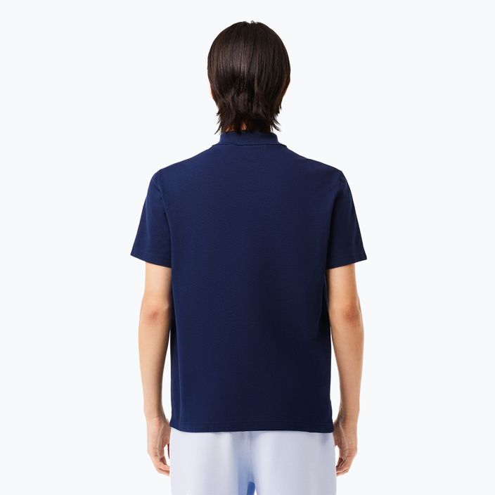 Lacoste ανδρικό πουκάμισο πόλο DH0783 navy blue 2