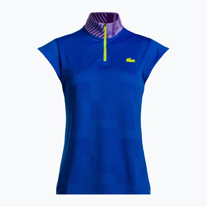 Lacoste γυναικείο μπλουζάκι πόλο τένις μπλε PF9310