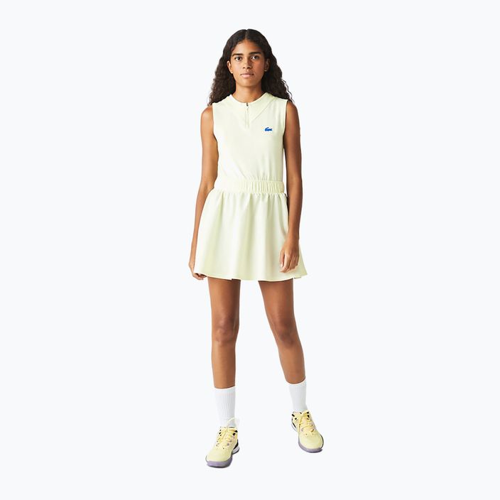 Lacoste φόρεμα τένις κίτρινο EF9241 2