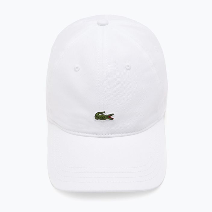 Καπέλο μπέιζμπολ Lacoste RK0491 λευκό 3