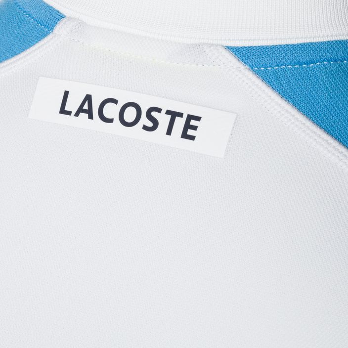Lacoste ανδρικό μπλουζάκι πόλο τένις λευκό DH9265 4