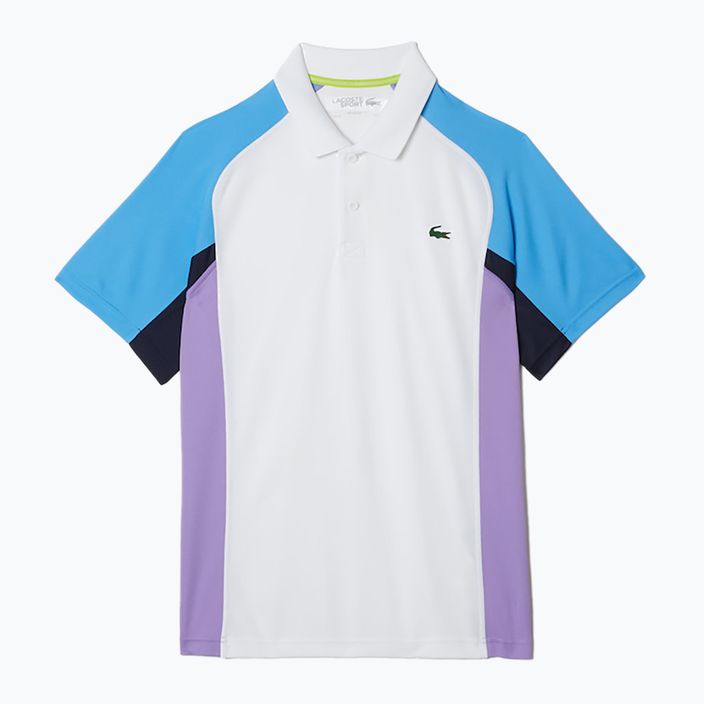 Lacoste ανδρικό μπλουζάκι πόλο τένις λευκό DH9265 5