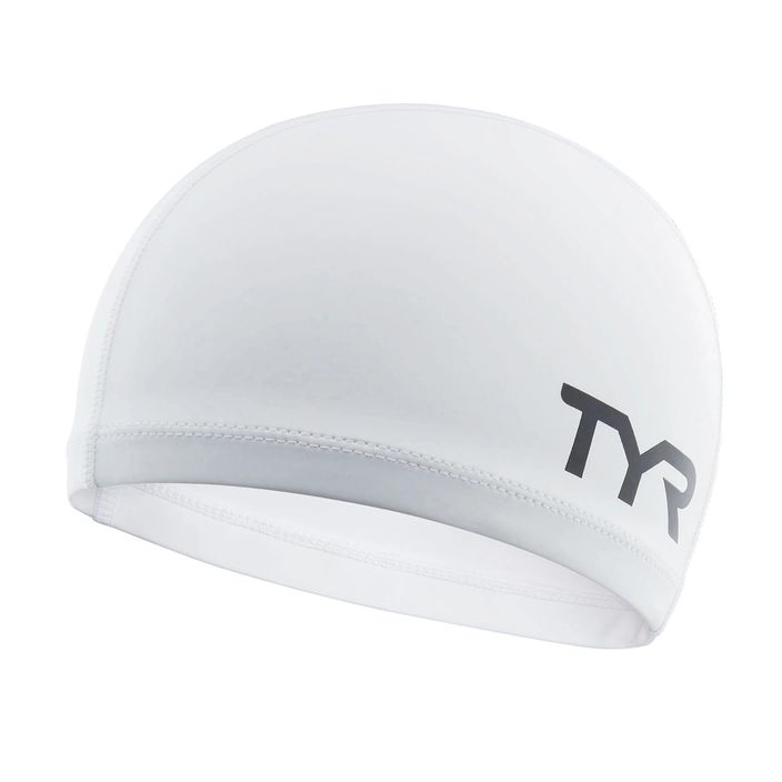 Σκουφάκι κολύμβησης TYR Silicone Comfort white 2