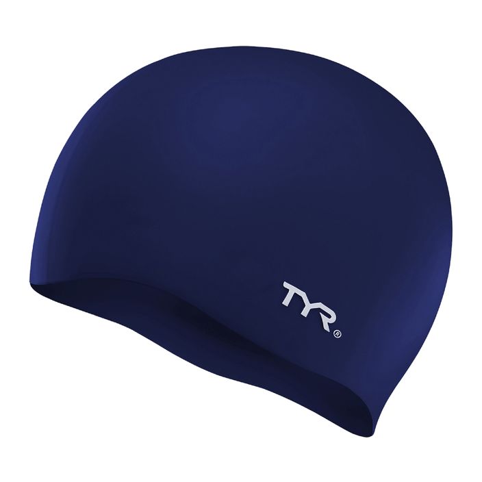 Παιδικό σκουφάκι κολύμβησης TYR Wrinkle-Free Silicone navy 2