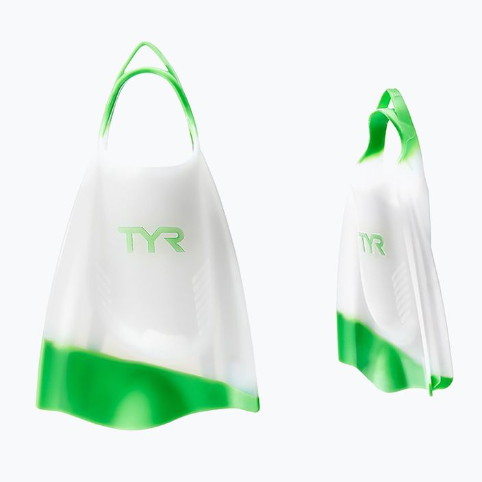 Πτερύγια κολύμβησης TYR Hydroblade λευκό και πράσινο LFHYD 5