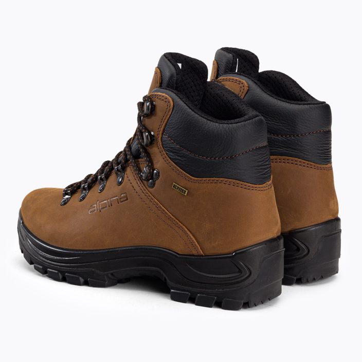Γυναικεία παπούτσια πεζοπορίας Alpina Tundra brown 3