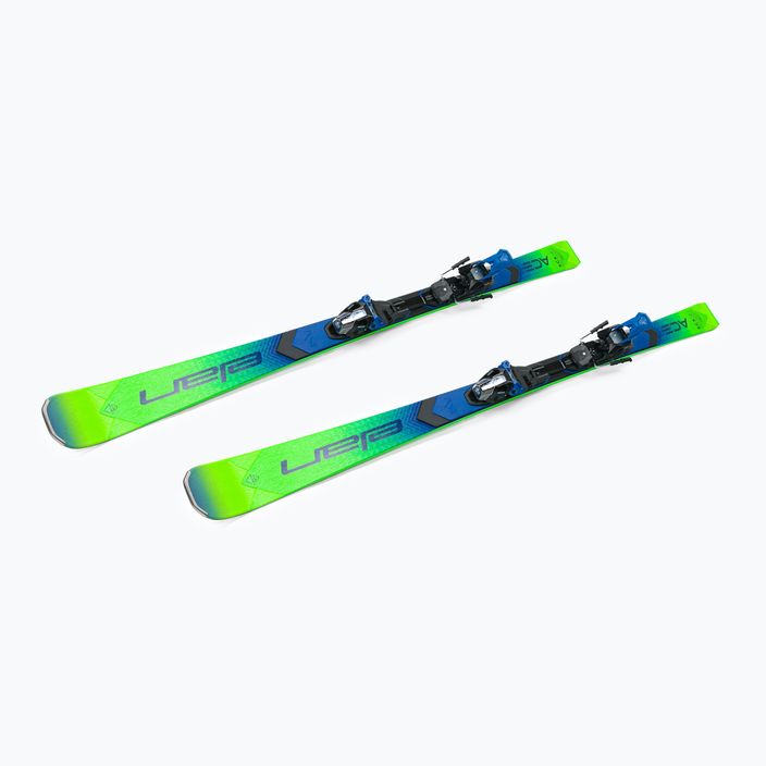 Elan Ace SCX Fusion + EMX 12 σκι για κατάβαση πράσινο-μπλε AAJHRC21 4