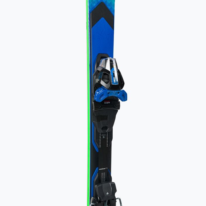 Elan Ace SLX Fusion + EMX 12 σκι κατάβασης πράσινο-μπλε AAKHRD21 6