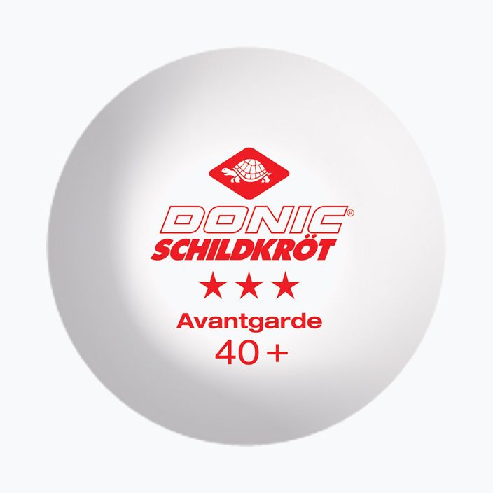 Donic-Schildkröt 3-Star Avantgarde μπάλες επιτραπέζιας αντισφαίρισης Poly 40+ 6 τμχ. χρωματιστές 608533 2
