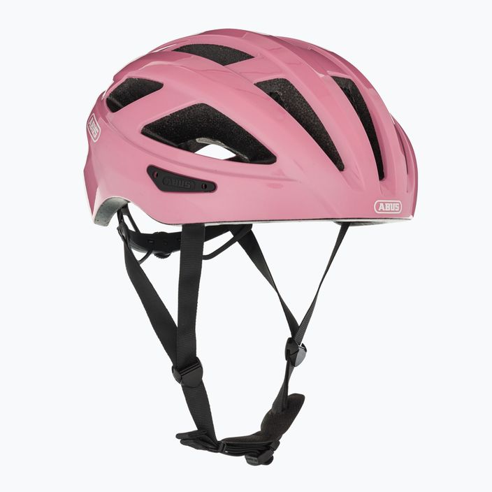 ABUS Macator γυαλιστερό ροζ κράνος ποδηλάτου