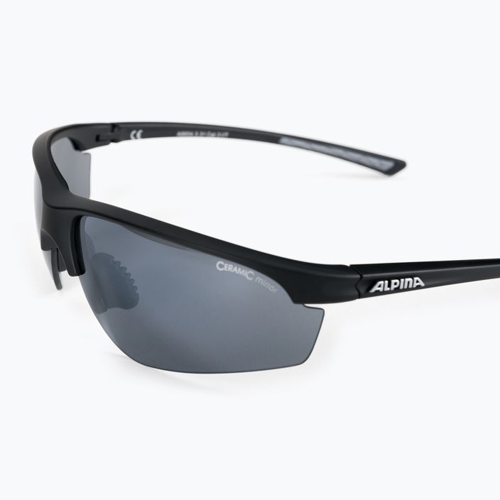Γυαλιά ποδηλάτου Alpina Tri-Effect 2.1 black matte/black mirror/clear/orange mirr 5