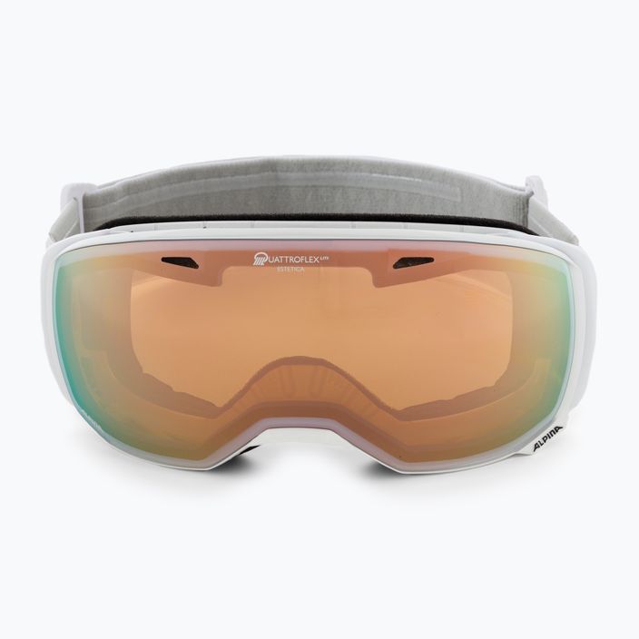 Γυαλιά σκι Alpina Estetica Q-Lite pearlwhite gloss/mandarin sph 2