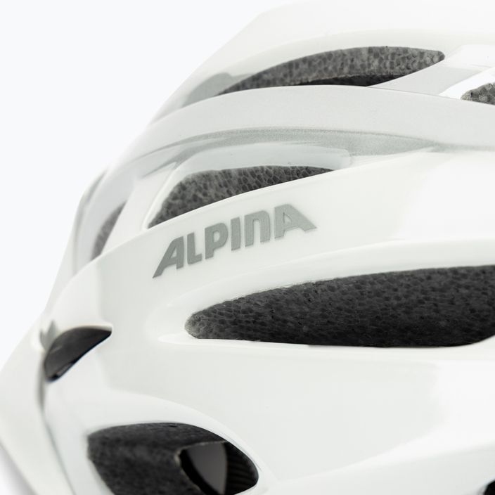 Κράνος ποδηλάτου Alpina MTB 17 white/silver 7