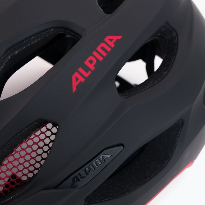 Κράνος ποδηλάτου Alpina Carapax 2.0 black/red matte 7