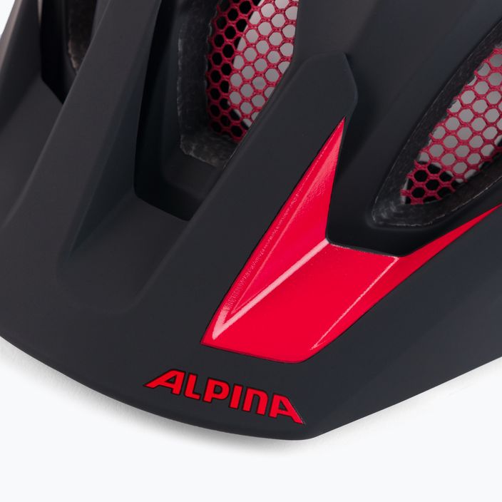 Κράνος ποδηλάτου Alpina Carapax 2.0 black/red matte 8
