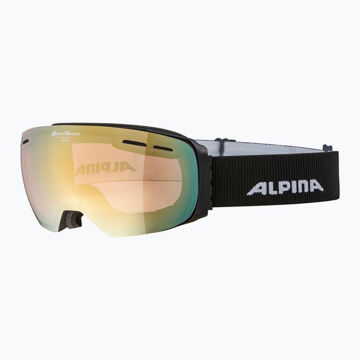 Γυαλιά σκι Alpina Granby QV black matt/gold sph 6