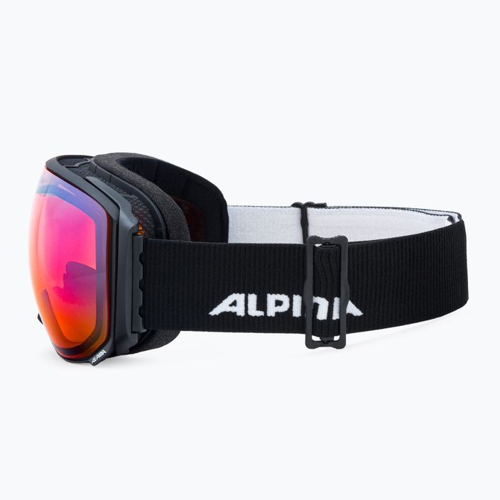 Γυαλιά σκι Alpina Big Horn QV-Lite black matt/blue sph 4