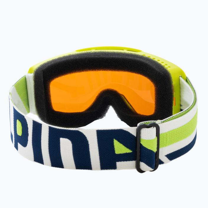 Παιδικά γυαλιά σκι Alpina Piney lime matt/orange 3
