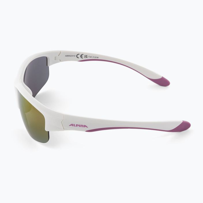 Παιδικά γυαλιά ηλίου Alpina Junior Flexxy Youth HR λευκό μοβ ματ/ροζ καθρέφτη 4