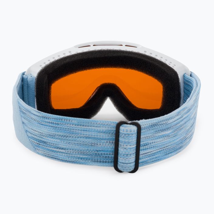 Παιδικά γυαλιά σκι Alpina Piney white/skyblue matt/orange 3
