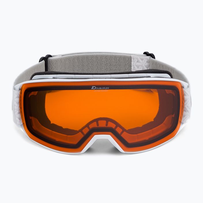 Γυαλιά σκι Alpina Nakiska white matt/orange 2