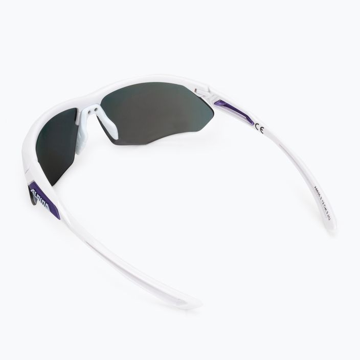 Γυαλιά ποδηλάτου Alpina Defey HR white/purple/purple mirror 2