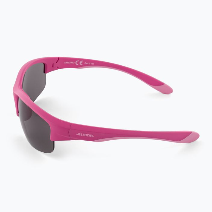 Παιδικά γυαλιά ηλίου Alpina Junior Flexxy Youth HR ροζ ματ/μαύρο 4
