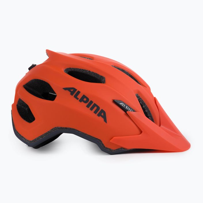Παιδικό κράνος ποδηλάτου Alpina Carapax pumpkin orange matt 3