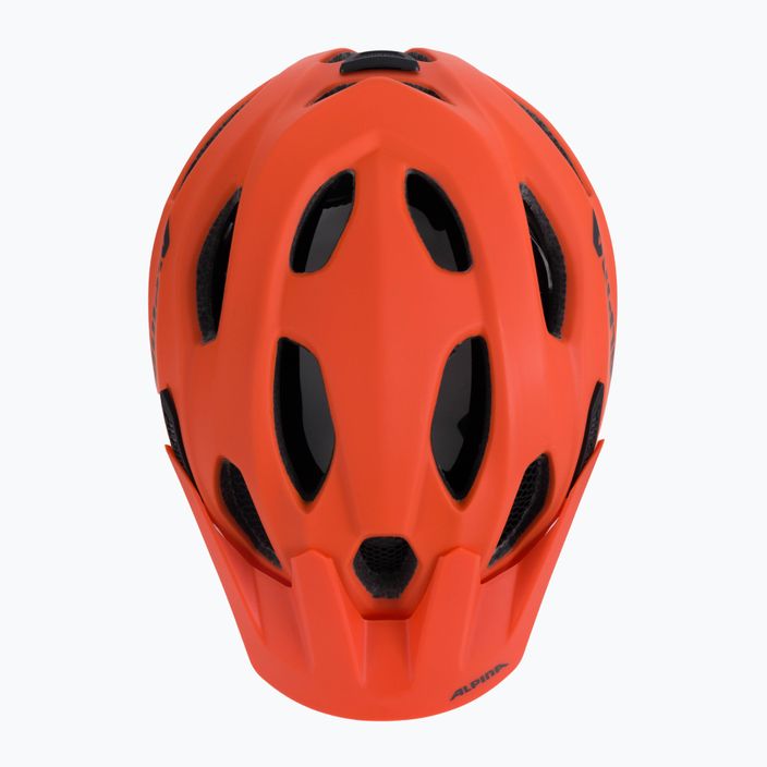 Παιδικό κράνος ποδηλάτου Alpina Carapax pumpkin orange matt 6