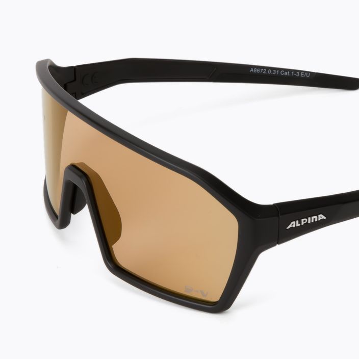 Γυαλιά ποδηλάτου Alpina Ram Q-Lite V black  matt/red mirror 5