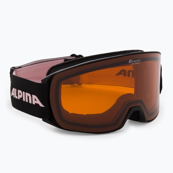 Γυαλιά σκι Alpina Nakiska black/rose matt/orange