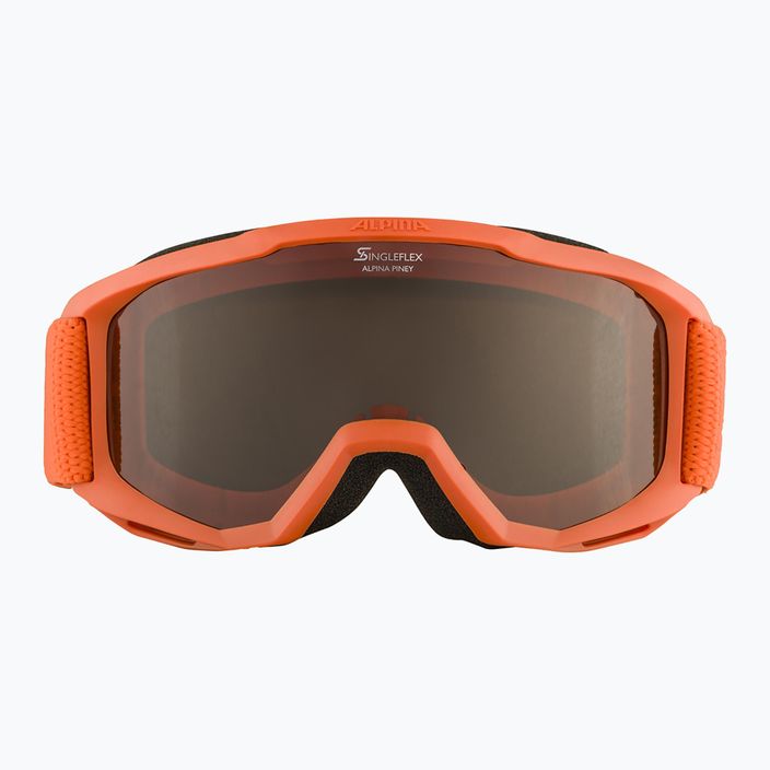 Παιδικά γυαλιά σκι Alpina Piney pumpkin matt/orange 7