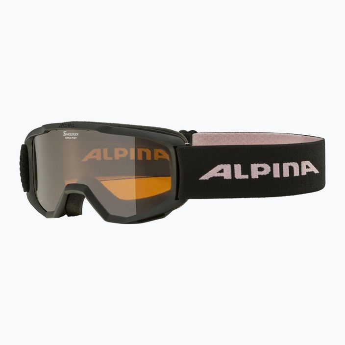 Παιδικά γυαλιά σκι Alpina Piney black/rose matt/orange 6