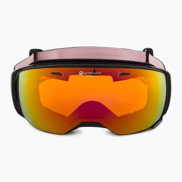 Γυαλιά σκι Alpina Estetica Q-Lite black/rose matt/rainbow sph 2