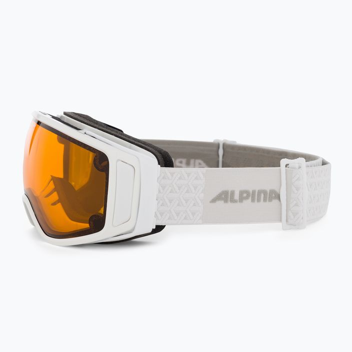 Γυαλιά σκι Alpina Double Jack Mag Q-Lite white gloss/mirror black 4