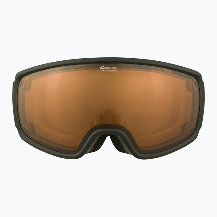 Γυαλιά σκι Alpina Double Jack Mag Q-Lite black matt/mirror black 8