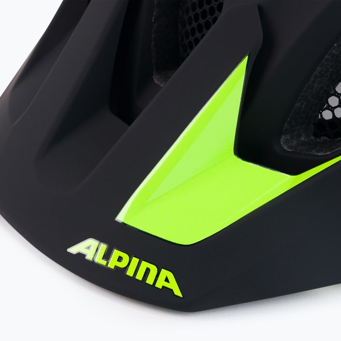 Κράνος ποδηλάτου Alpina Carapax 2.0 black neon/yellow matte 8