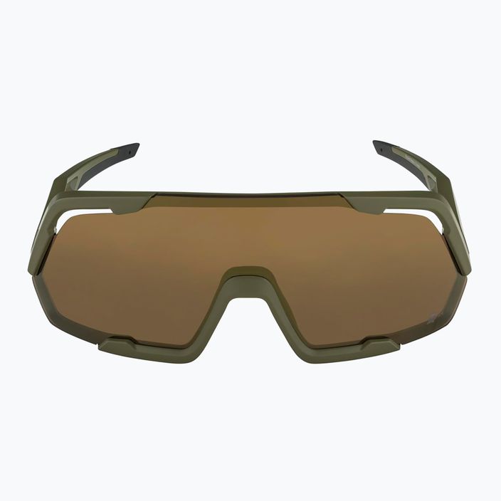 Alpina Rocket Q-Lite γυαλιά ηλίου ελιάς ματ/μπρονζέ καθρέφτη 6