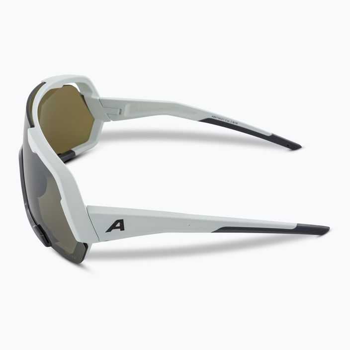 Alpina Rocket Q-Lite γυαλιά ηλίου καπνού γκρι ματ/ασημί καθρέφτη 4