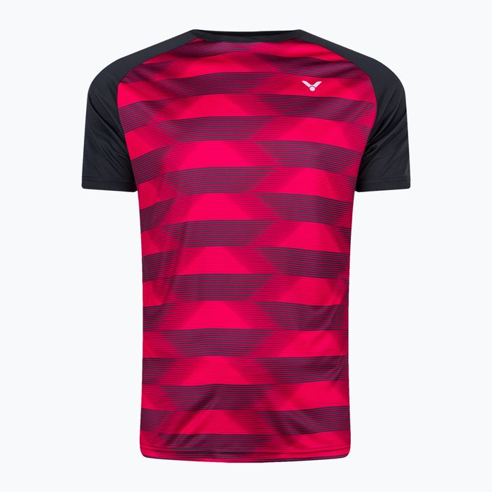 Ανδρικό πουκάμισο τένις VICTOR T-33102 CD κόκκινο/μαύρο