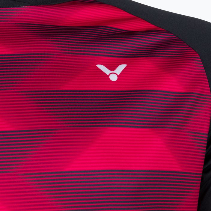 Ανδρικό πουκάμισο τένις VICTOR T-33102 CD κόκκινο/μαύρο 3