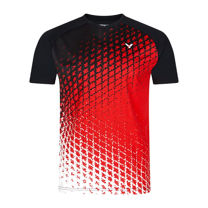 Ανδρικό πουκάμισο τένις VICTOR T-33105 CD κόκκινο/μαύρο 2