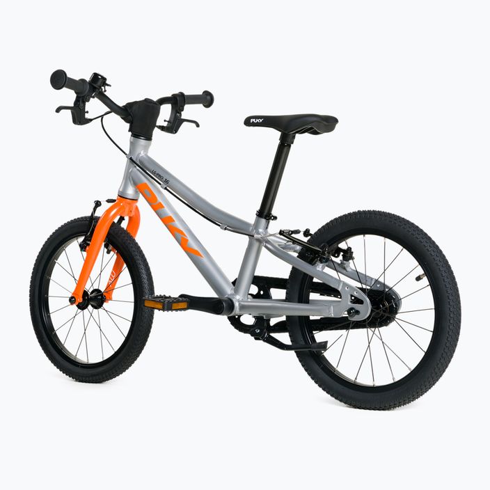 PUKY LS Pro 16 ασημί-πορτοκαλί ποδήλατο 4420 3