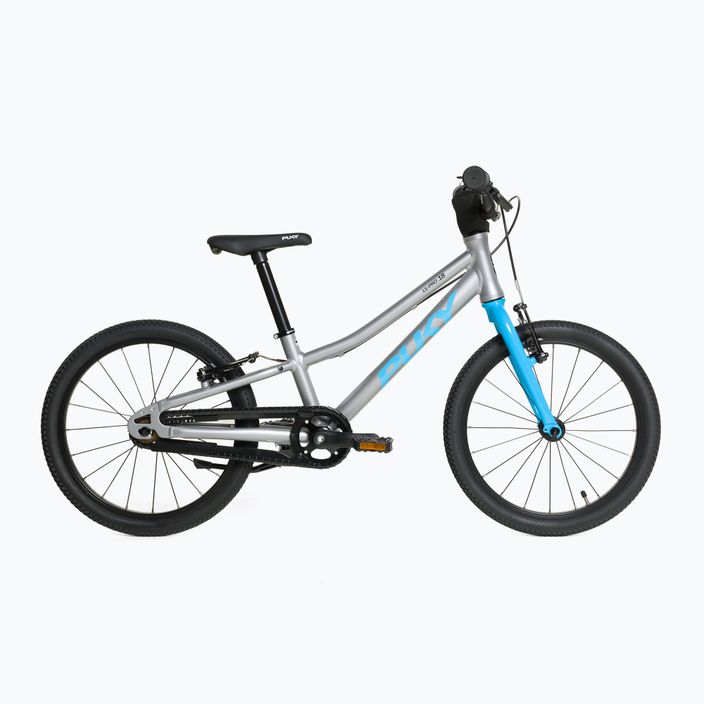 PUKY LS Pro 18 παιδικό ποδήλατο ασημί-μπλε