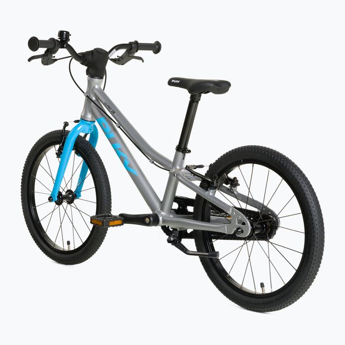 PUKY LS Pro 18 παιδικό ποδήλατο ασημί-μπλε 3