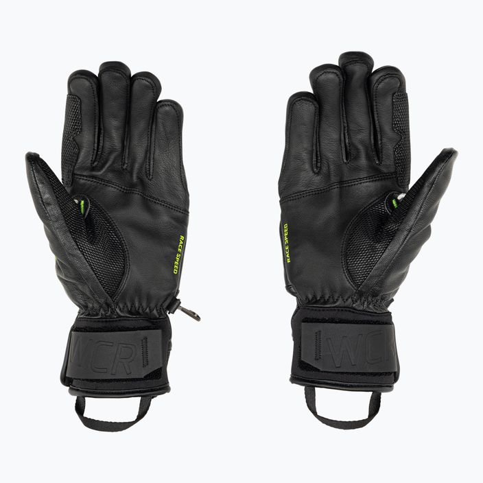 Ανδρικά γάντια σκι LEKI WCR Venom Speed 3D μαύρο πάγο/λεμόνι 2