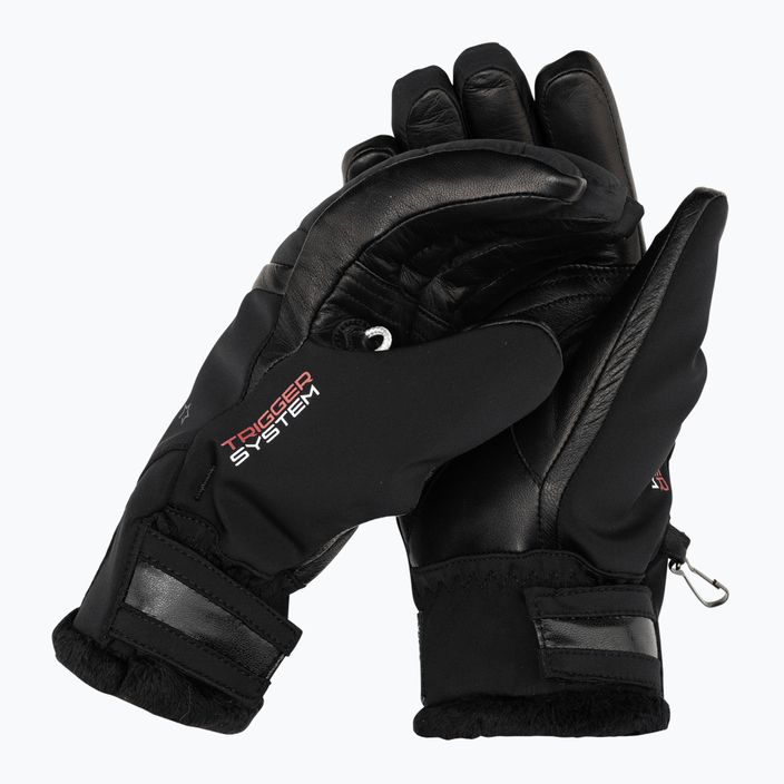 LEKI Γυναικεία γάντια σκι Snowfox 3D μαύρο
